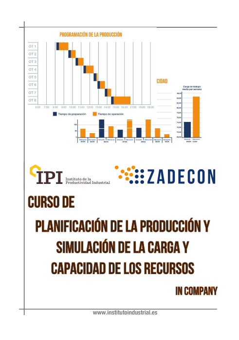 Curso de planificación de la producción y simulación de carga y capacidad de recursos