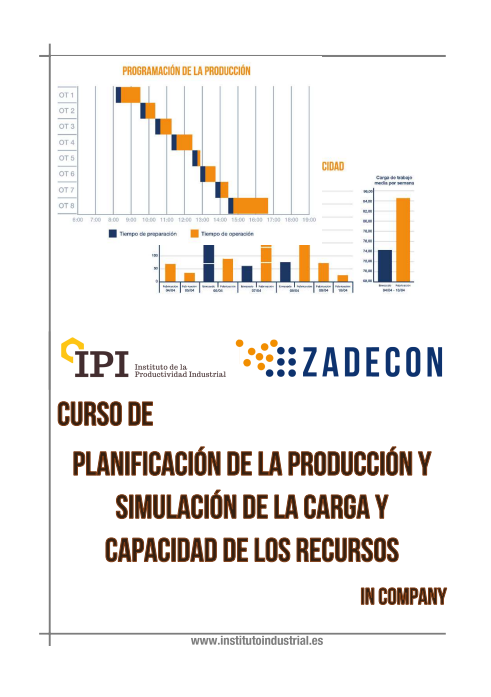 CURSO DE PLANIFICACIÓN DE LA PRODUCCIÓN Y SIMULACIÓN DE LA CARGA Y CAPACIDAD DE TRABAJO