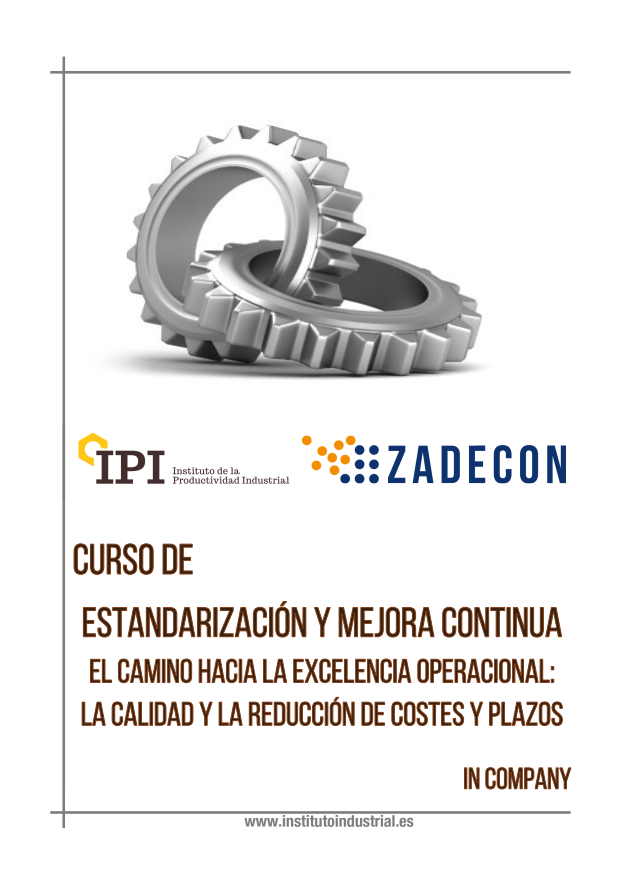 CURSO DE ESTANDARIZACIÓN, MEJORA CONTINUA Y KAIZEN