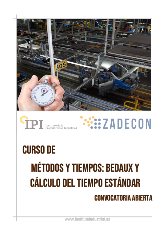 CURSO DE MÉTODOS Y TIEMPOS